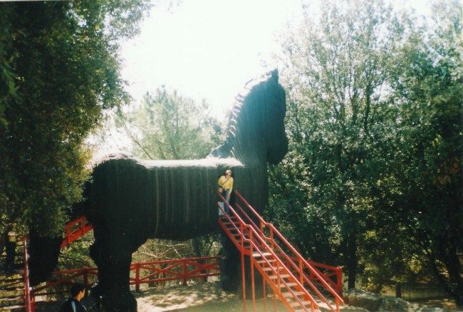 cavallo di troia alla città della Domenica di Perugia