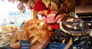 bretzel al cioccolato ai mercatini di Merano