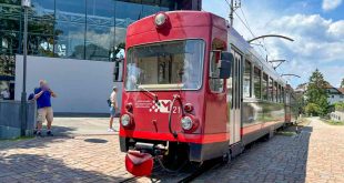 Trenino del Renon - arrivo a Soprabolzano